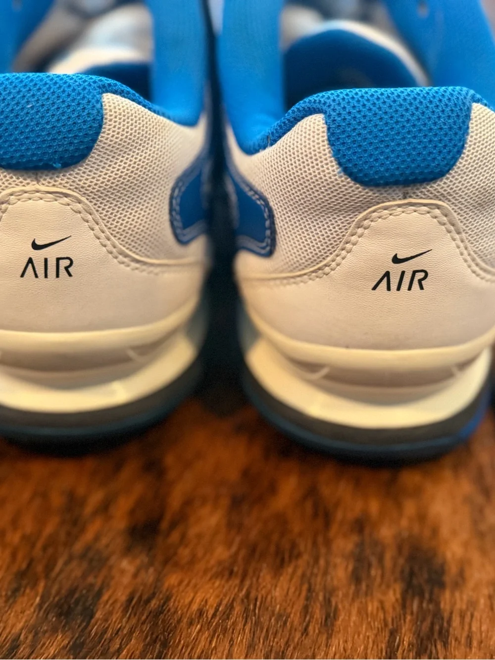 2011 Nike Zoom Breathe 2k11 SZ 13 Blue & White Blk  Tennis Shoes 454127-140 Rare